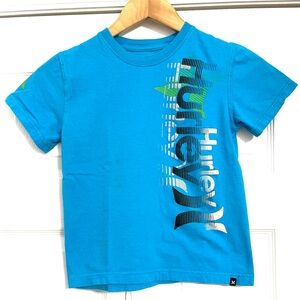 Hurley Blue and Green Kids T-Shirt